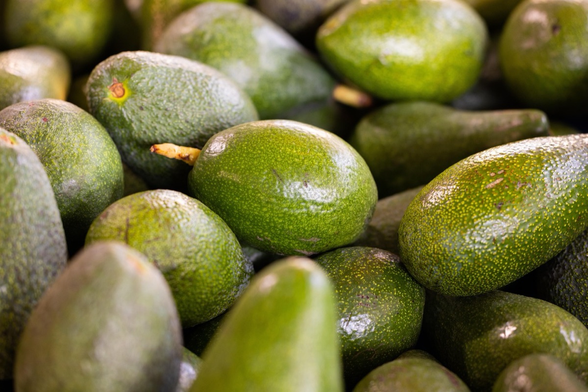 Hawaiian market with fresh ingredients