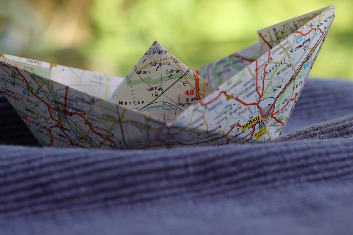 mapa de itinerário de viagem havaiana
