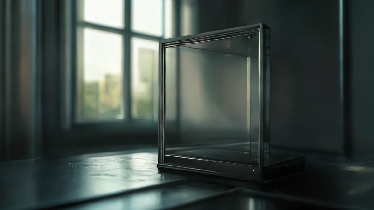Housing de filme cinematográfico com texturas detalhadas e efeitos de luz realistas.