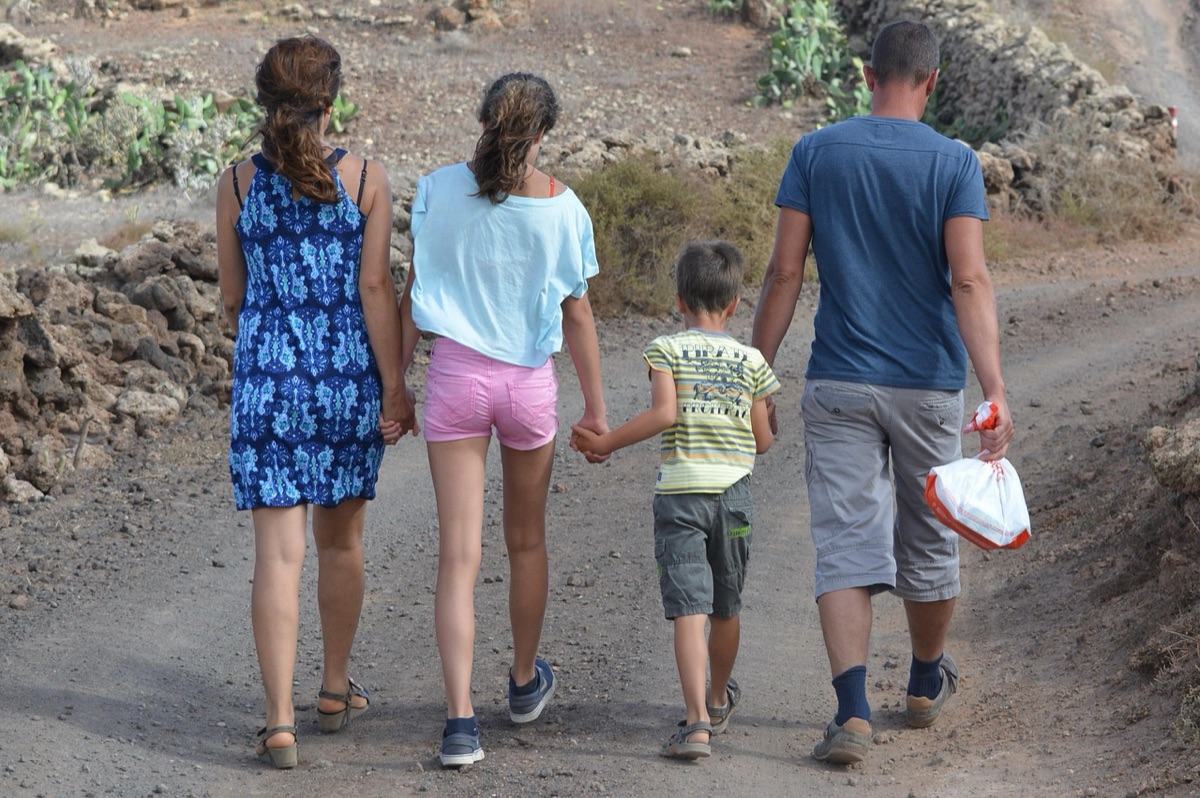 famiglia in vacanza a oahu