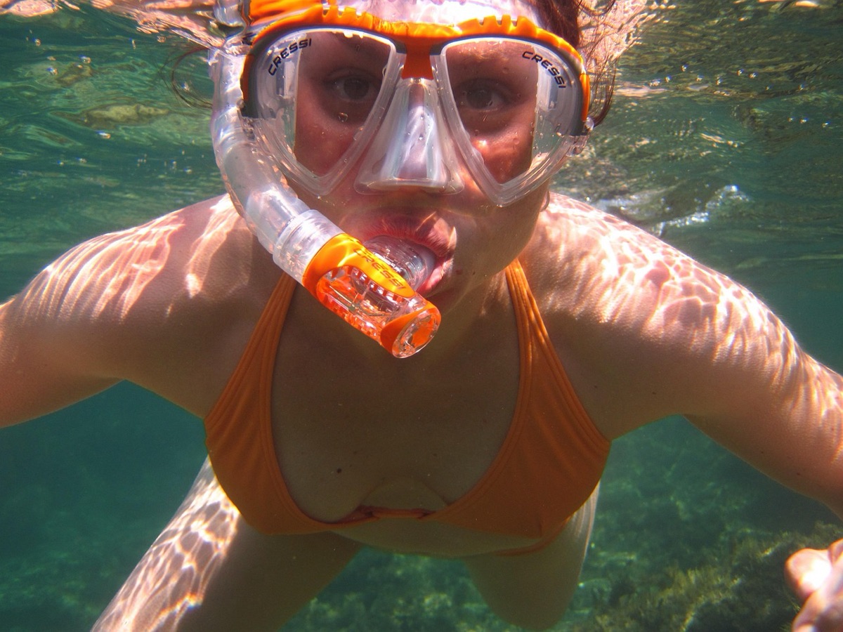 Hawaii beach with snorkel gear for activity recommendation