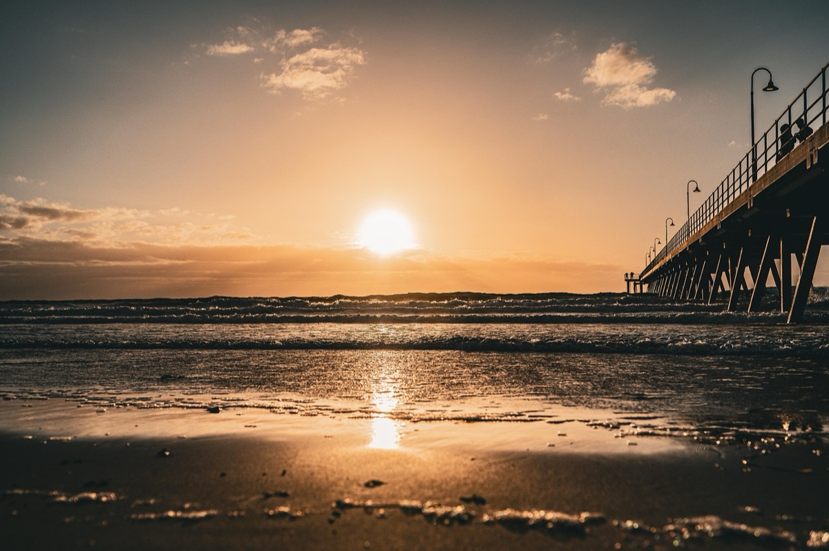 sunset hawaii beach