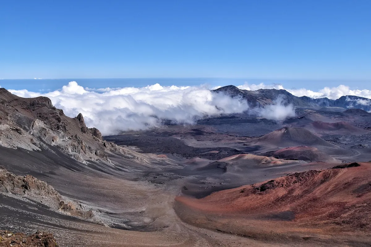 hawaii, crater, volcano, haleakala national park, maui, blue park, maui, maui, maui, maui, maui