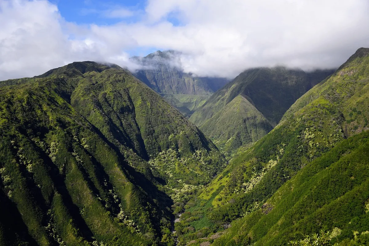 mountains, nature, landscape, hawaii, clouds, valley, green, cloudy, nature, hawaii, hawaii, hawaii, hawaii, hawaii
